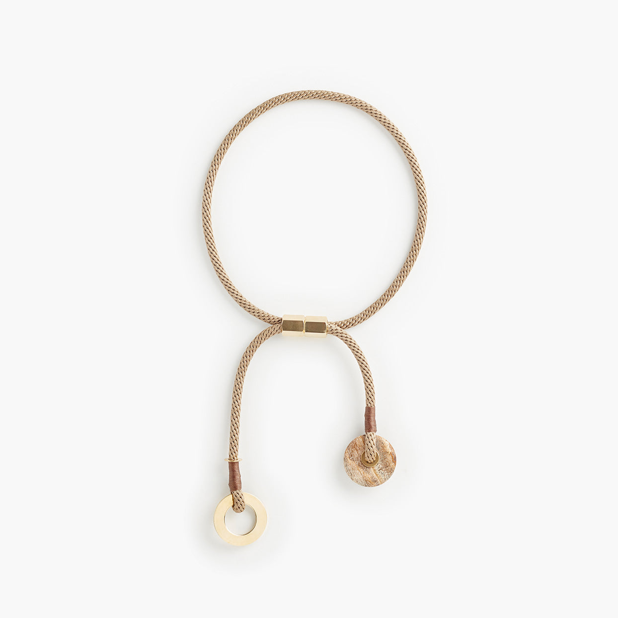 PICHULIK | Oshun Jasper Gem Stone and Rope Necklace