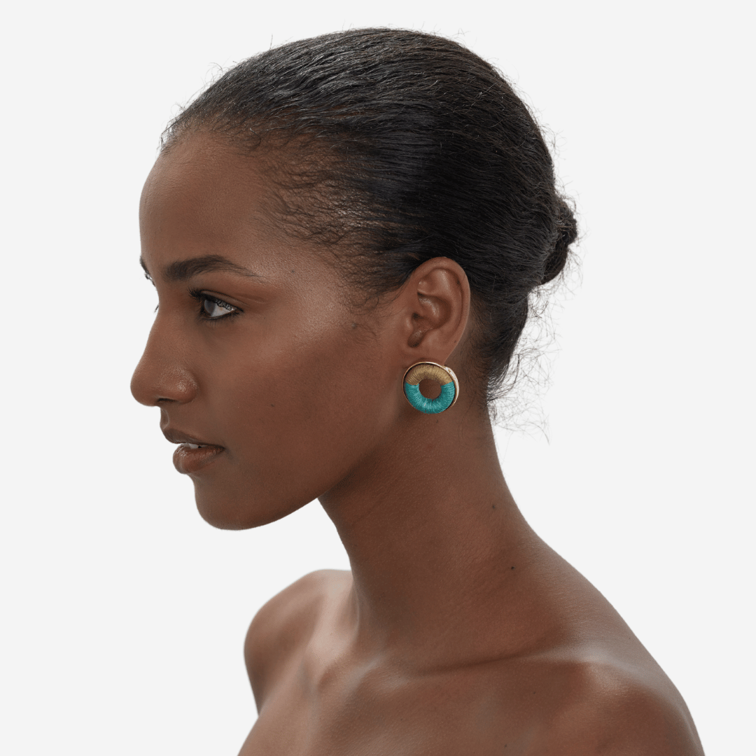 PICHULIK | Pantone Brass and Colourful Earrings 