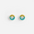 PICHULIK | Pantone Brass and Colourful Earrings 