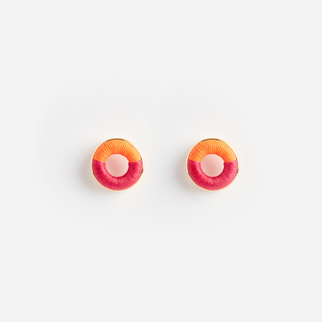 PICHULIK | Pantone Brass and Colourful Earrings 