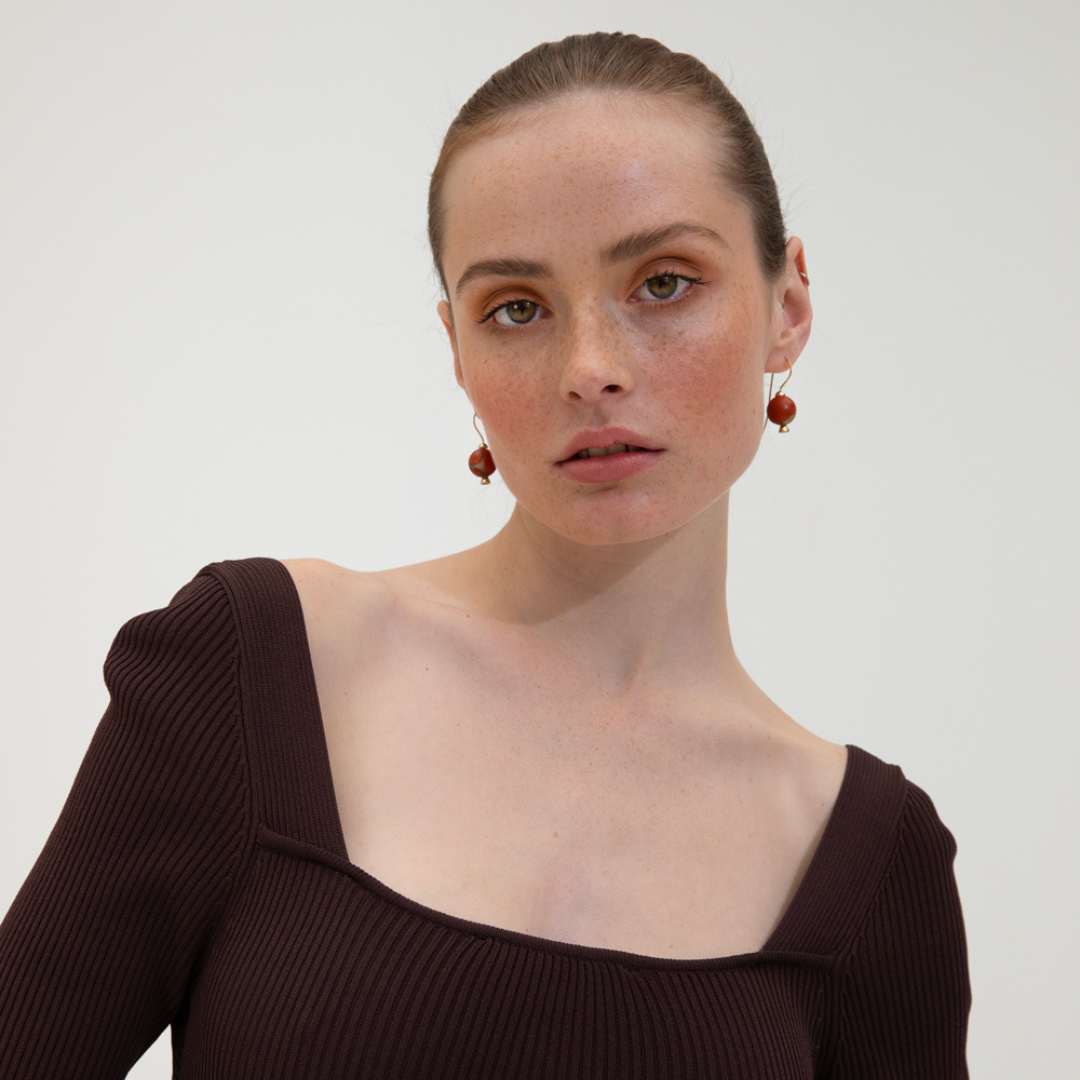 PICHULIK | Granada Jasper Gem Stone  Earrings