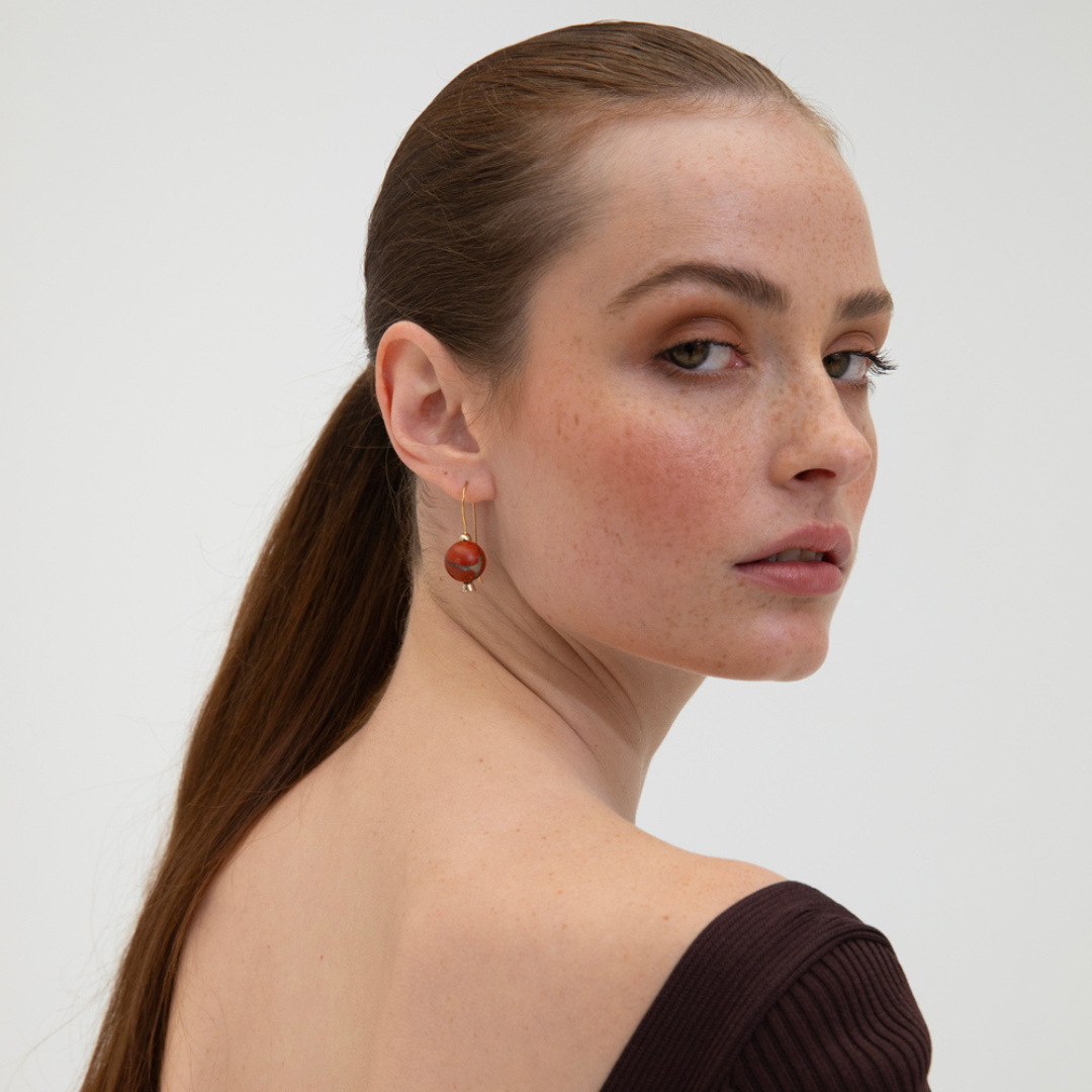 PICHULIK | Granada Jasper Gem Stone  Earrings