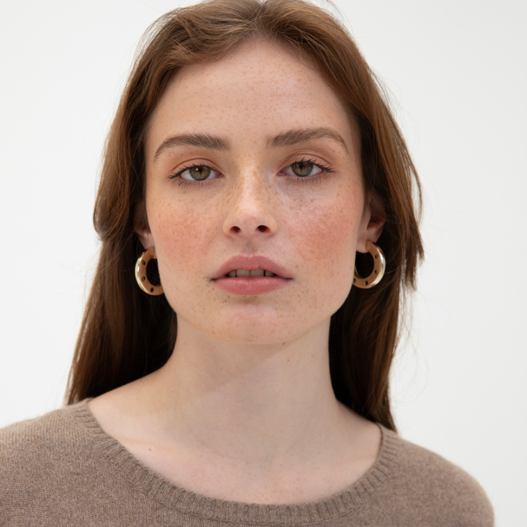 PICHULIK | Holy Smokes Brass Hoops