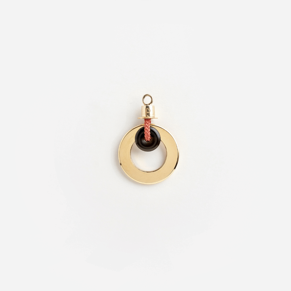 PICHULIK | Talisma intention seed Brass and Rope Charm 
