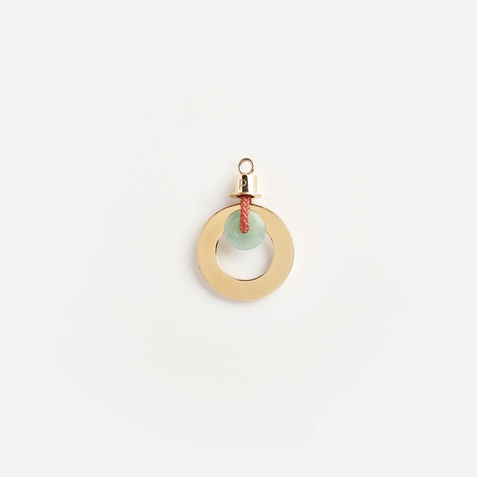 PICHULIK | Talisma intention seed Brass and Rope Charm 