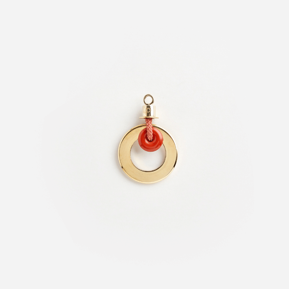 PICHULIK | Talisma intention seed Brass and Rope Charm 
