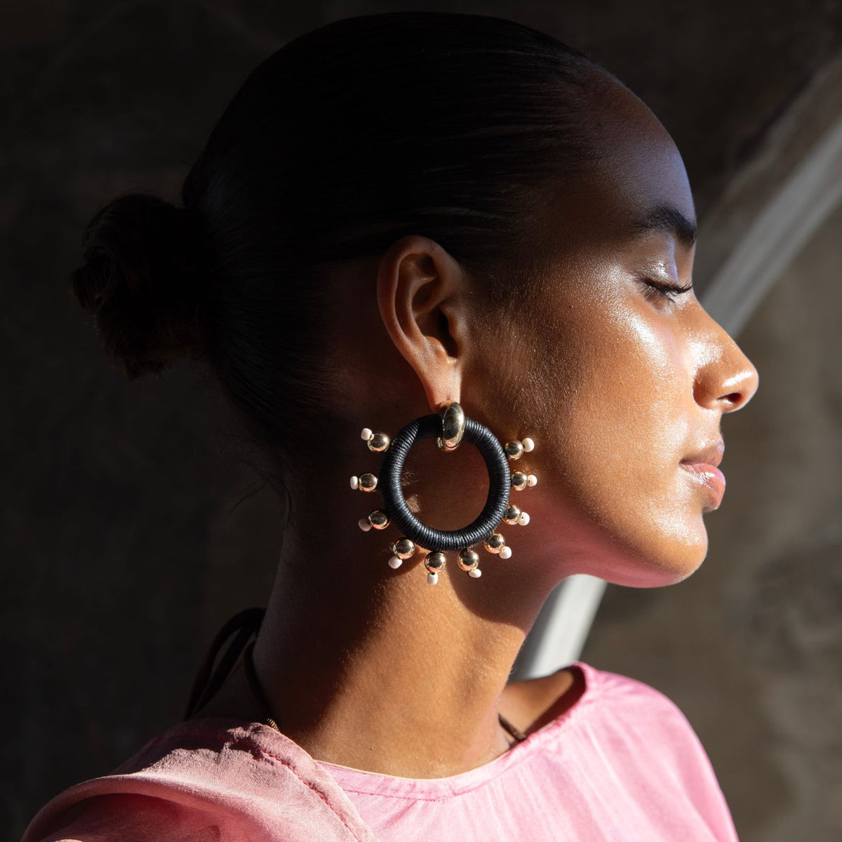 PICHULIK | Mithra Rope and Brass Earrings