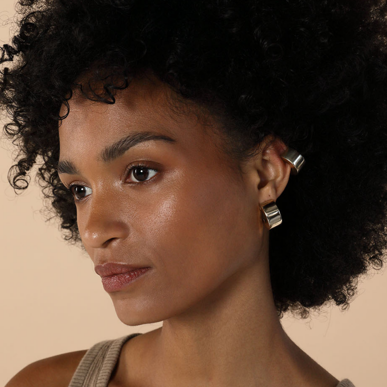 PICHULIK | Venus Hoop Earrings Brass