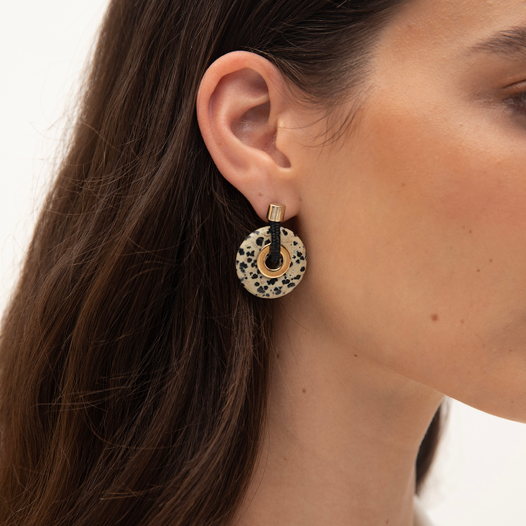 PICHULIK | Ousia Rope and Gem Stone Earrings