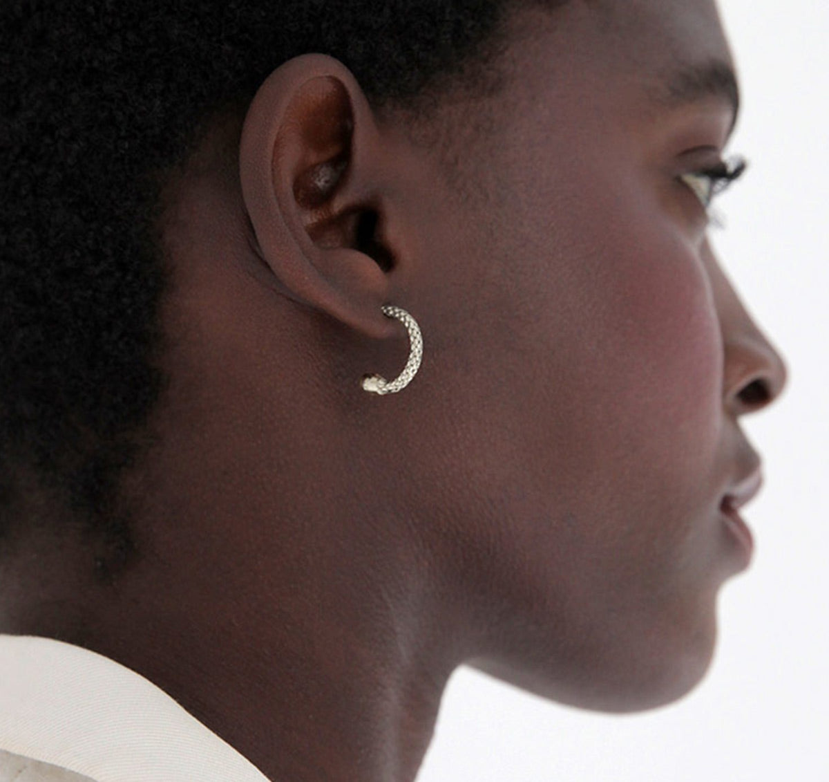 PICHULIK | Estrella Silver Hoop Earrings