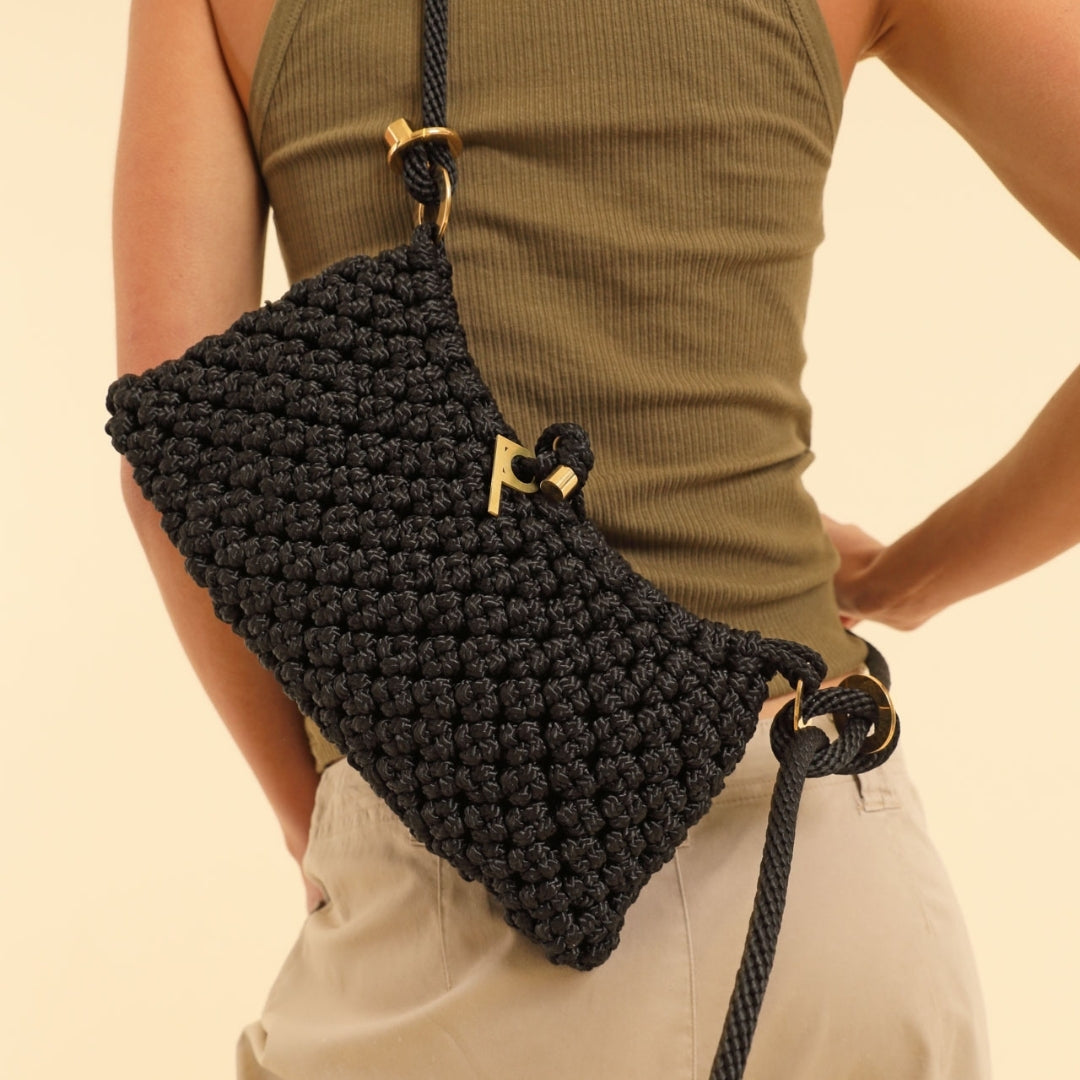 PICHULIK | Athena Brass and Rope Handmade Bag