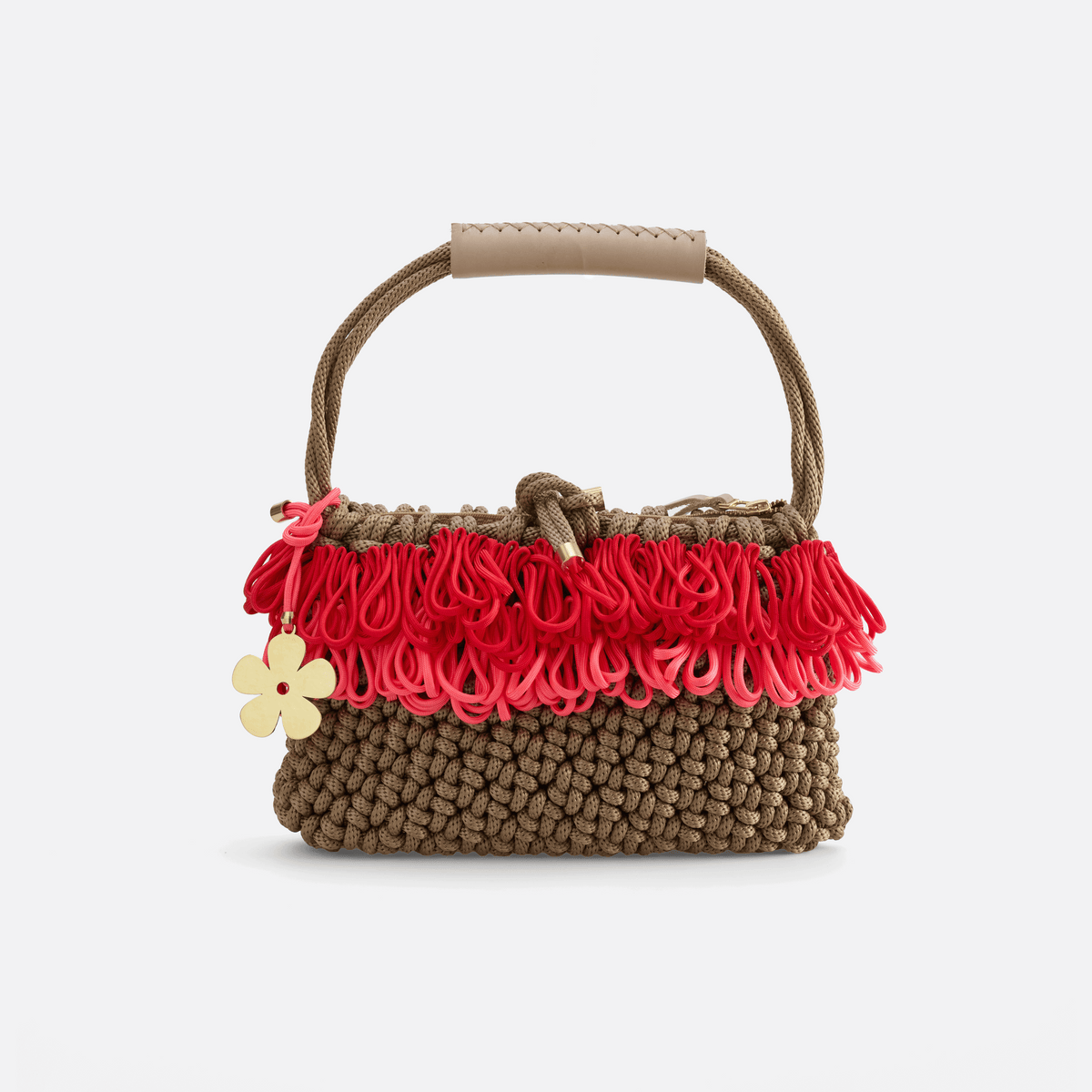 PICHULIK | Handmade Rope and Brass Bloom Bag