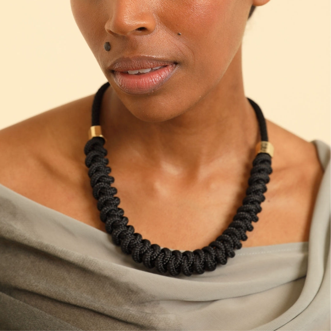 PICHULIK | Cobra Rope and Brass Choker