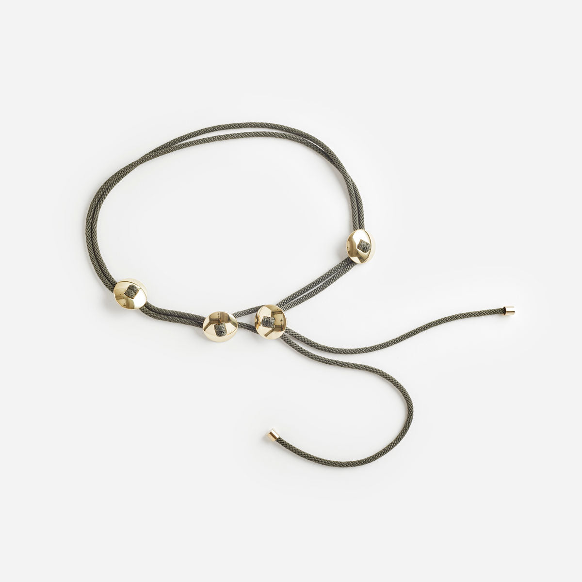 PICHULIK | Conch Brass and Rope Handmade Belt