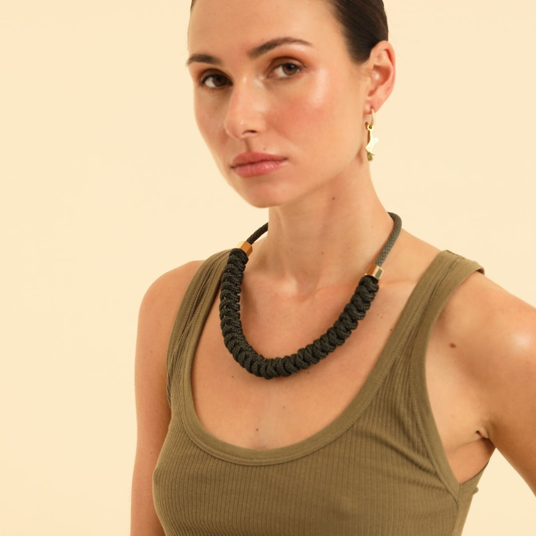 PICHULIK | Cobra Rope and Brass Choker