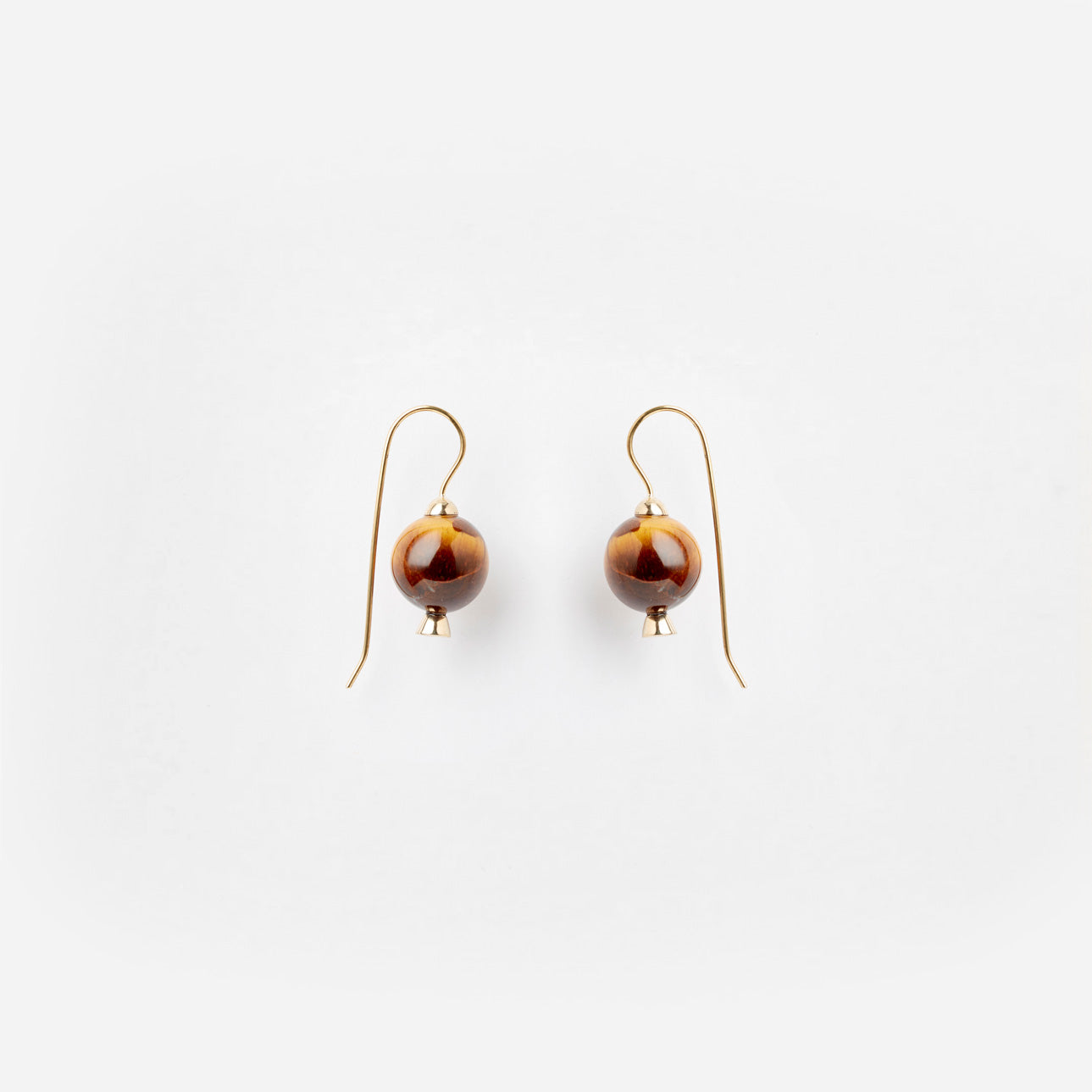 PICHULIK | Granada Tigers Eye Gem Stone  Earrings