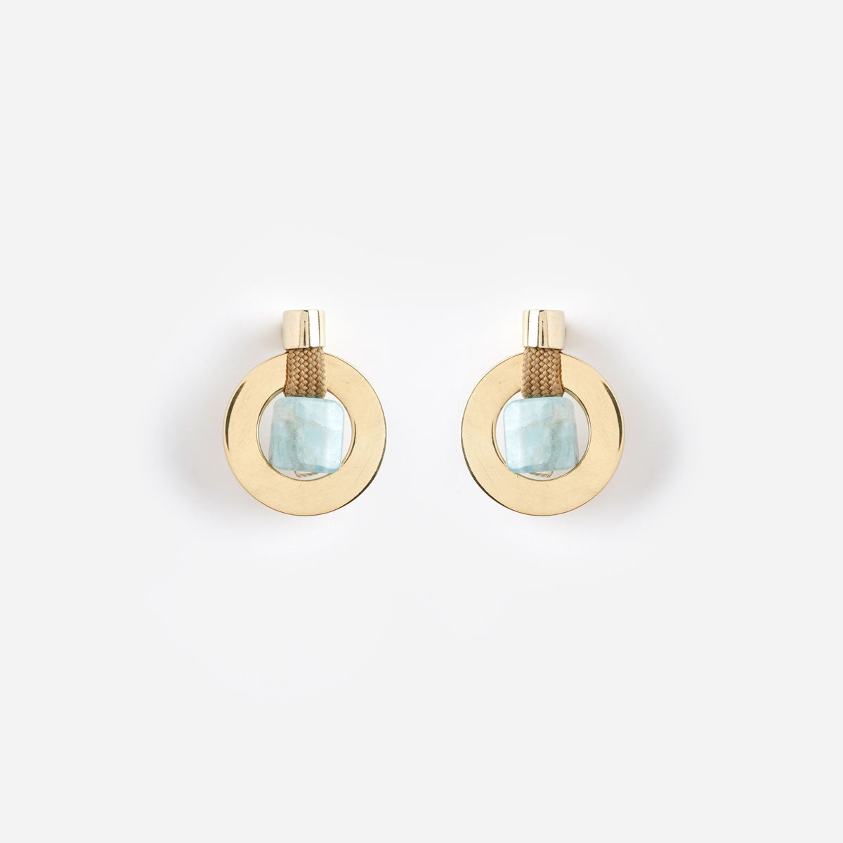 PICHULIK | Kimiya Brass and Gem Stone Earrings