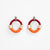 PICHULIK | Lucchi Rope and Brass Colourful Earrings