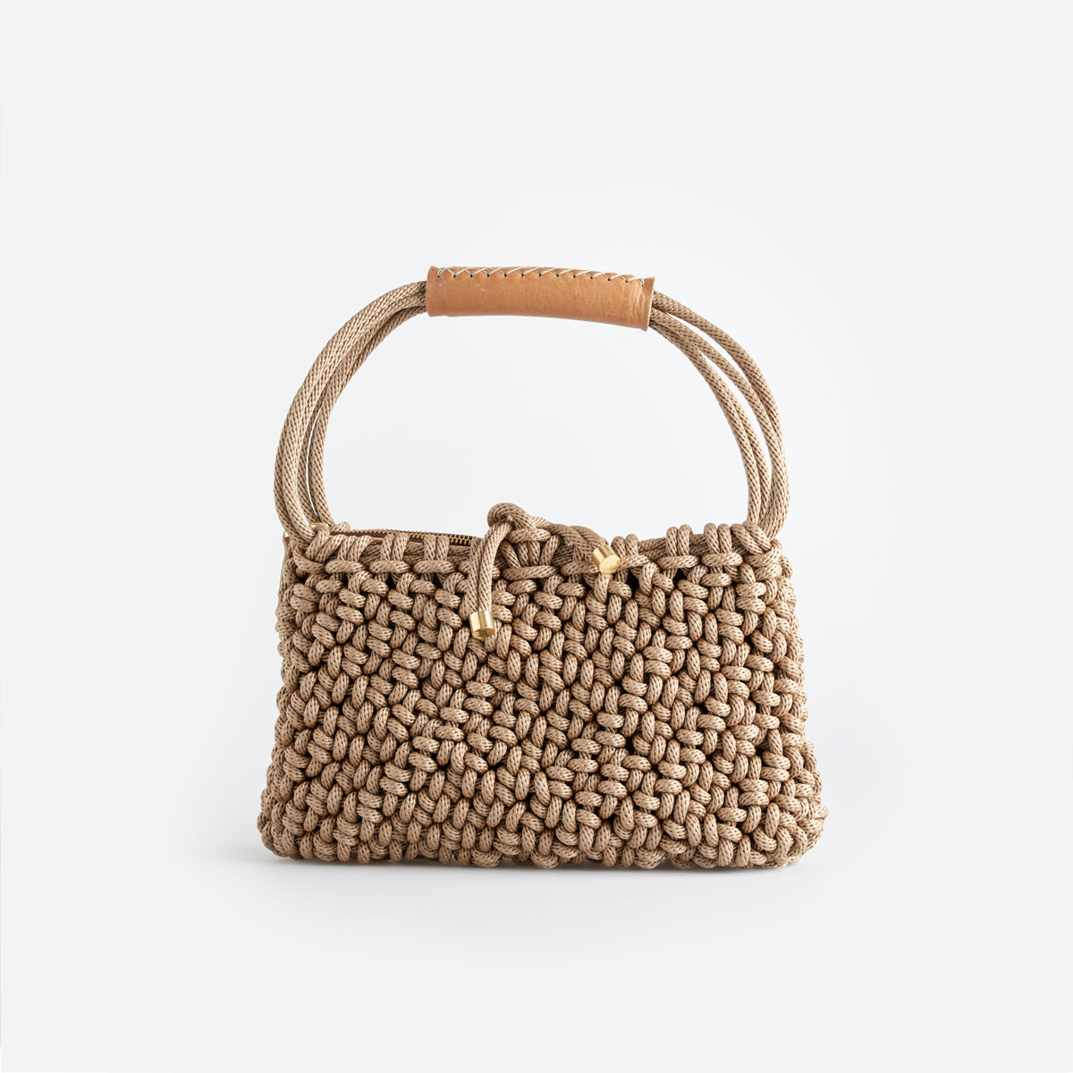 PICHULIK | Mermaid Bag Handwoven Rope Beige