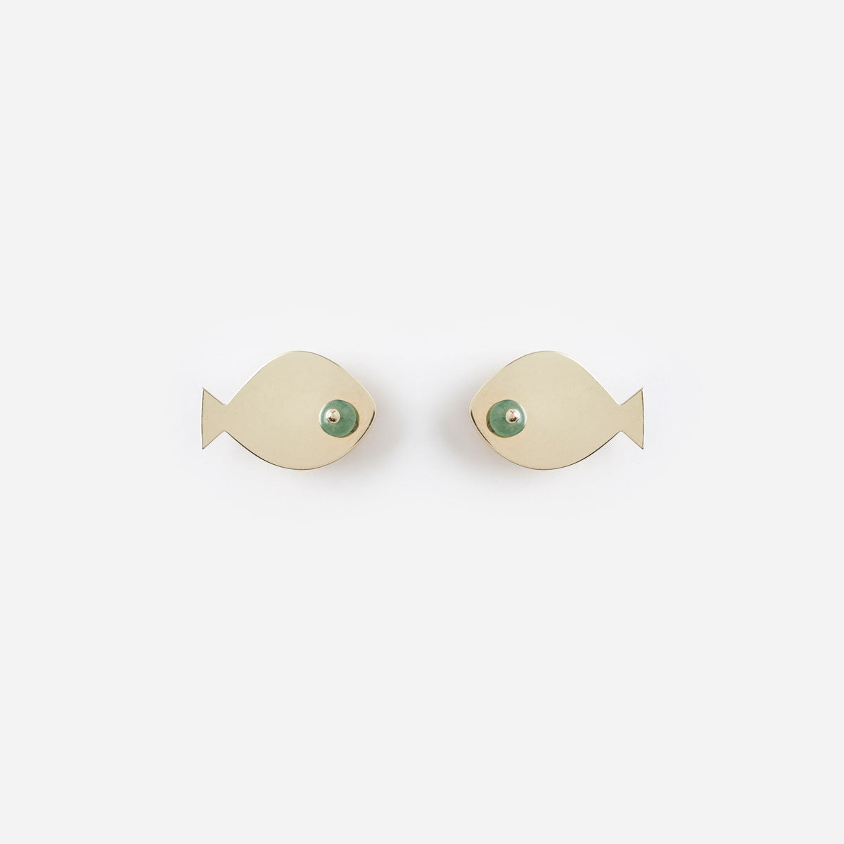 PICHULIK | Mina brass and Gem Stone Earrings