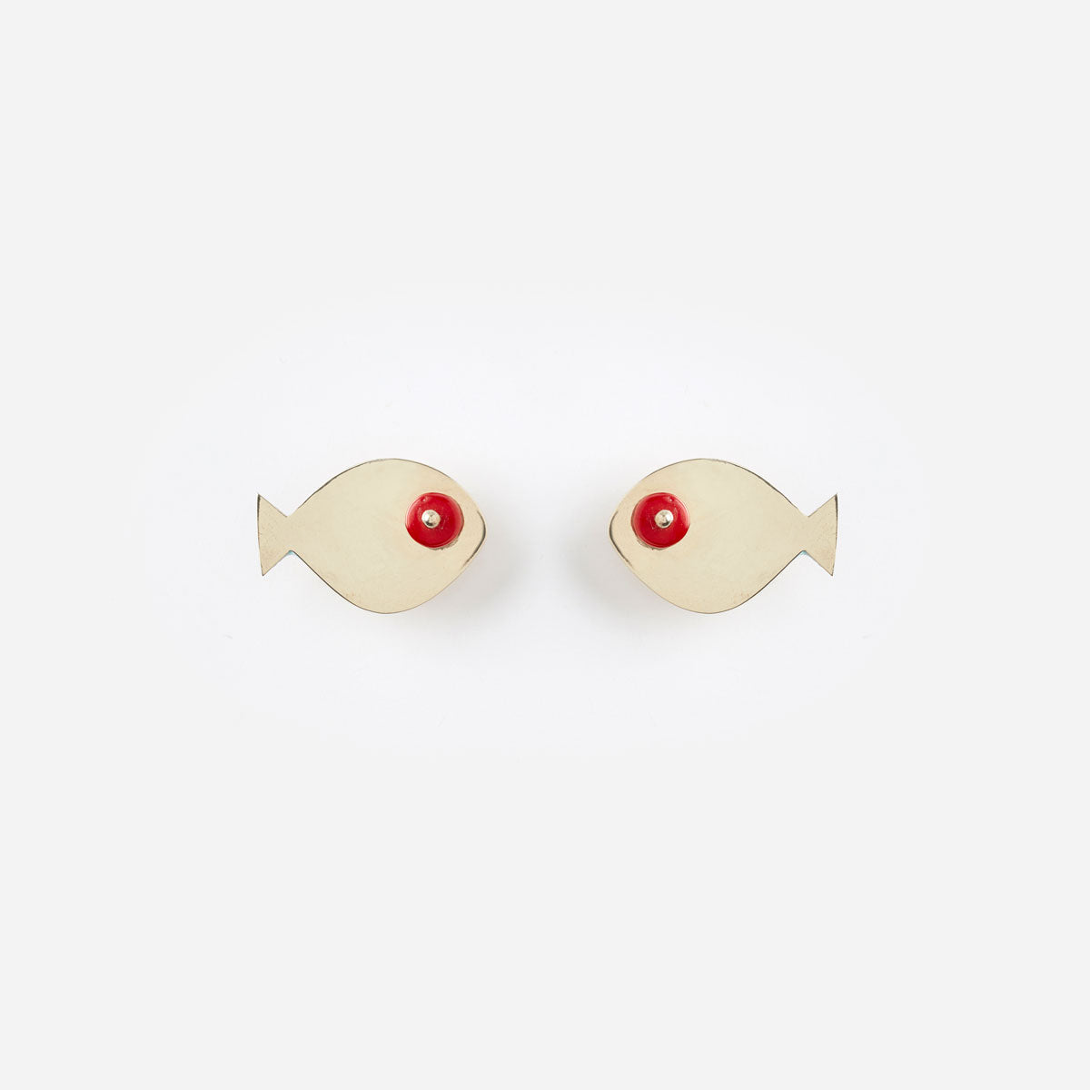 PICHULIK | Mina Brass and Gem Stone Earrings