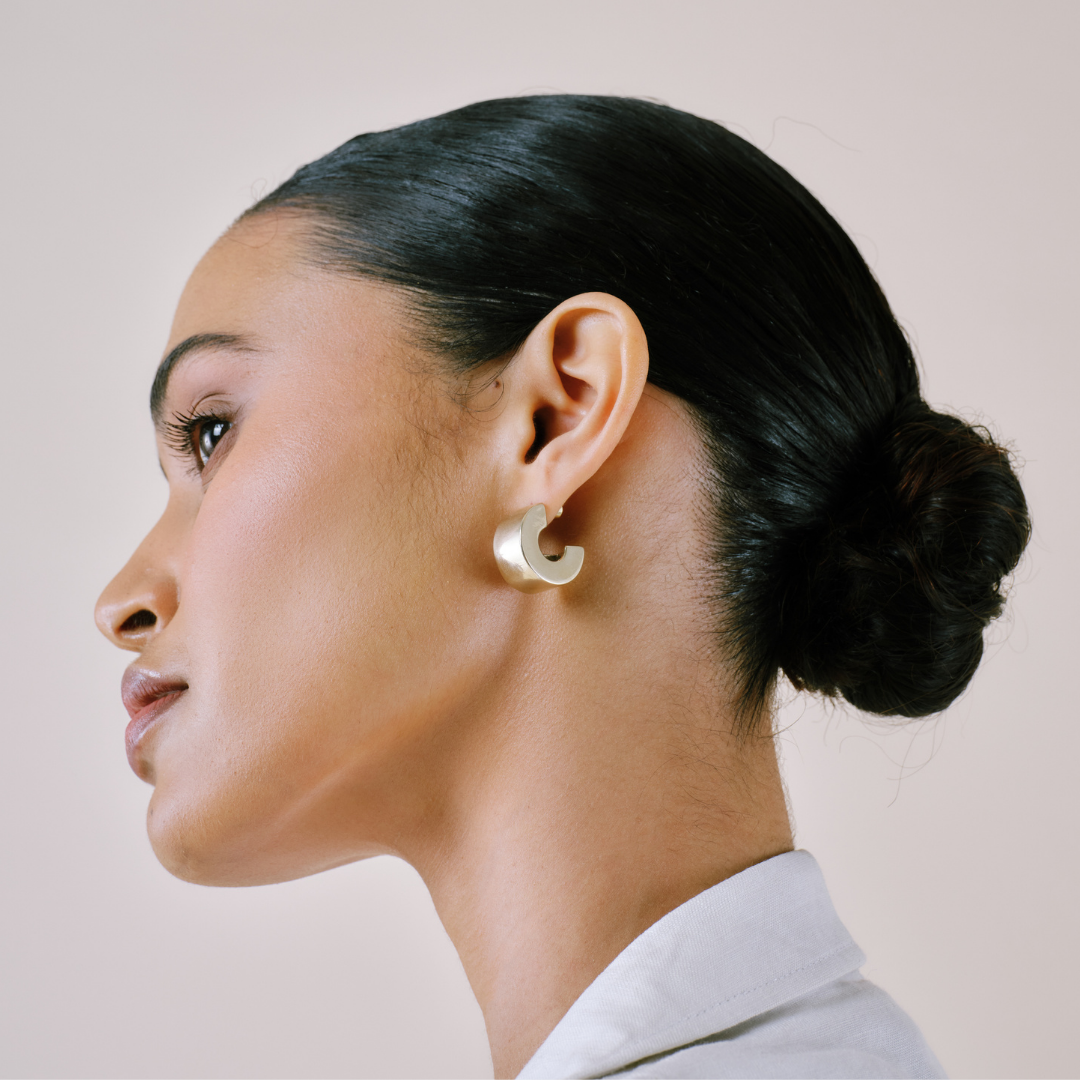 PICHULIK | Venus Hoop Earrings Brass