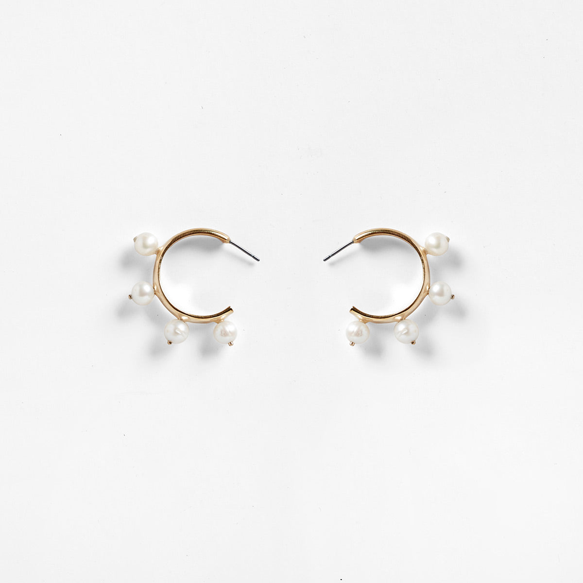 Pichulik | Garland Hoop Earrings Pearl