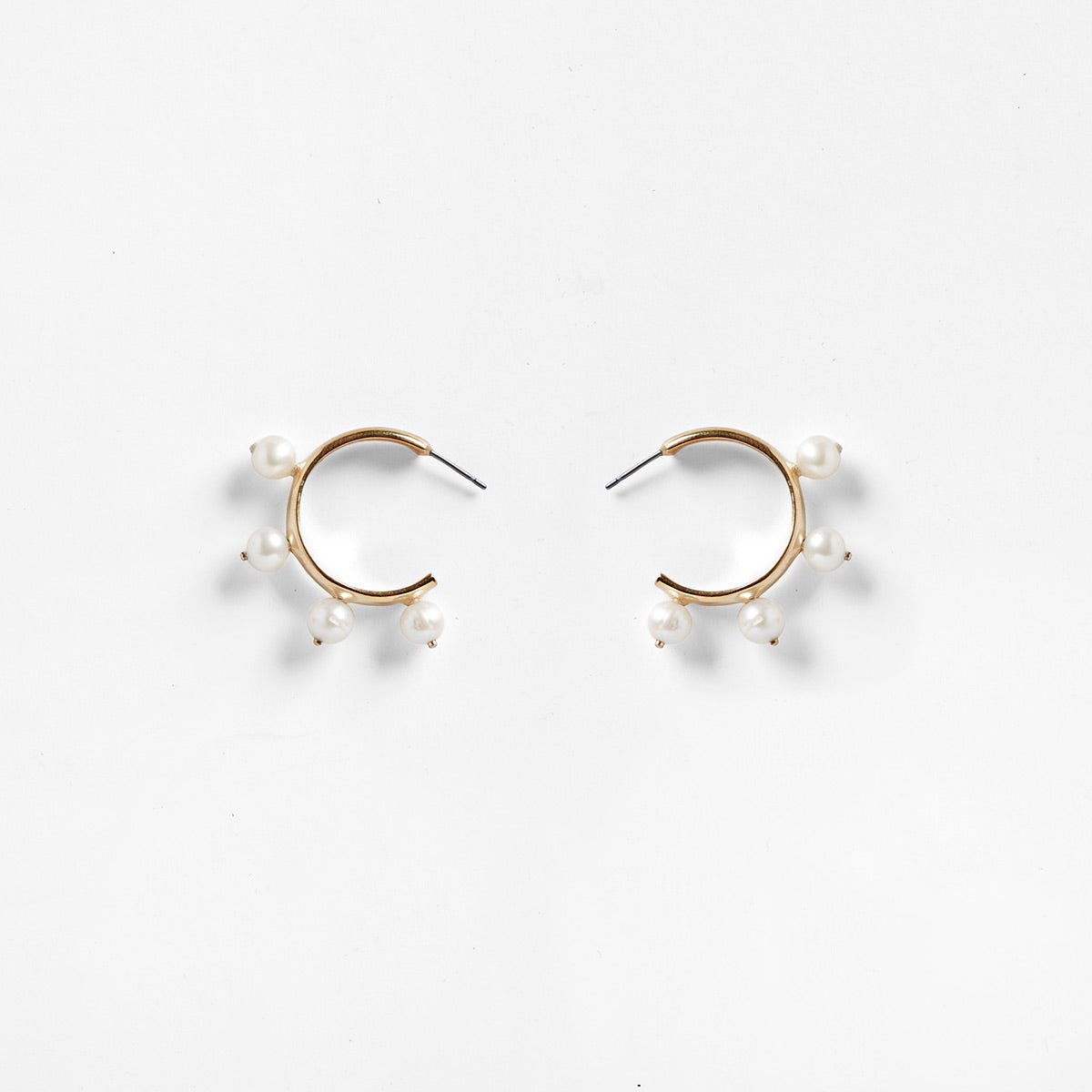 Pichulik | Garland Hoop Earrings Pearl