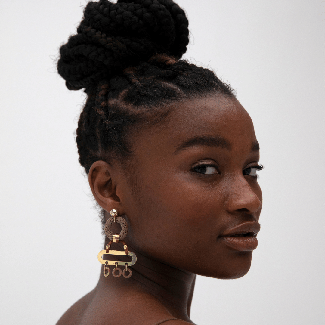 PICHULIIK | Dihya Earrings Rope and Brass