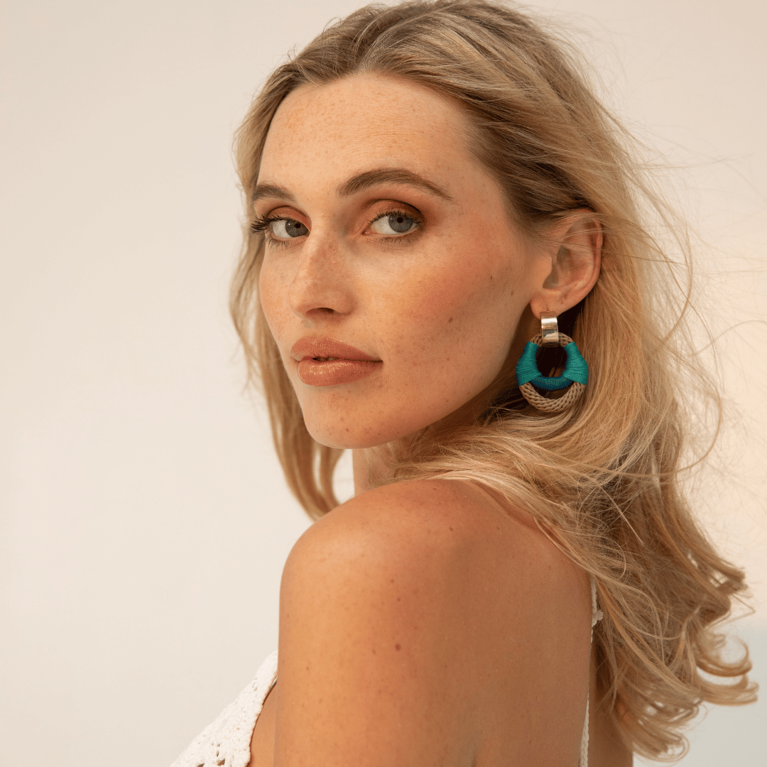 PICHULIK | Vessel Brass and Rope Earrings