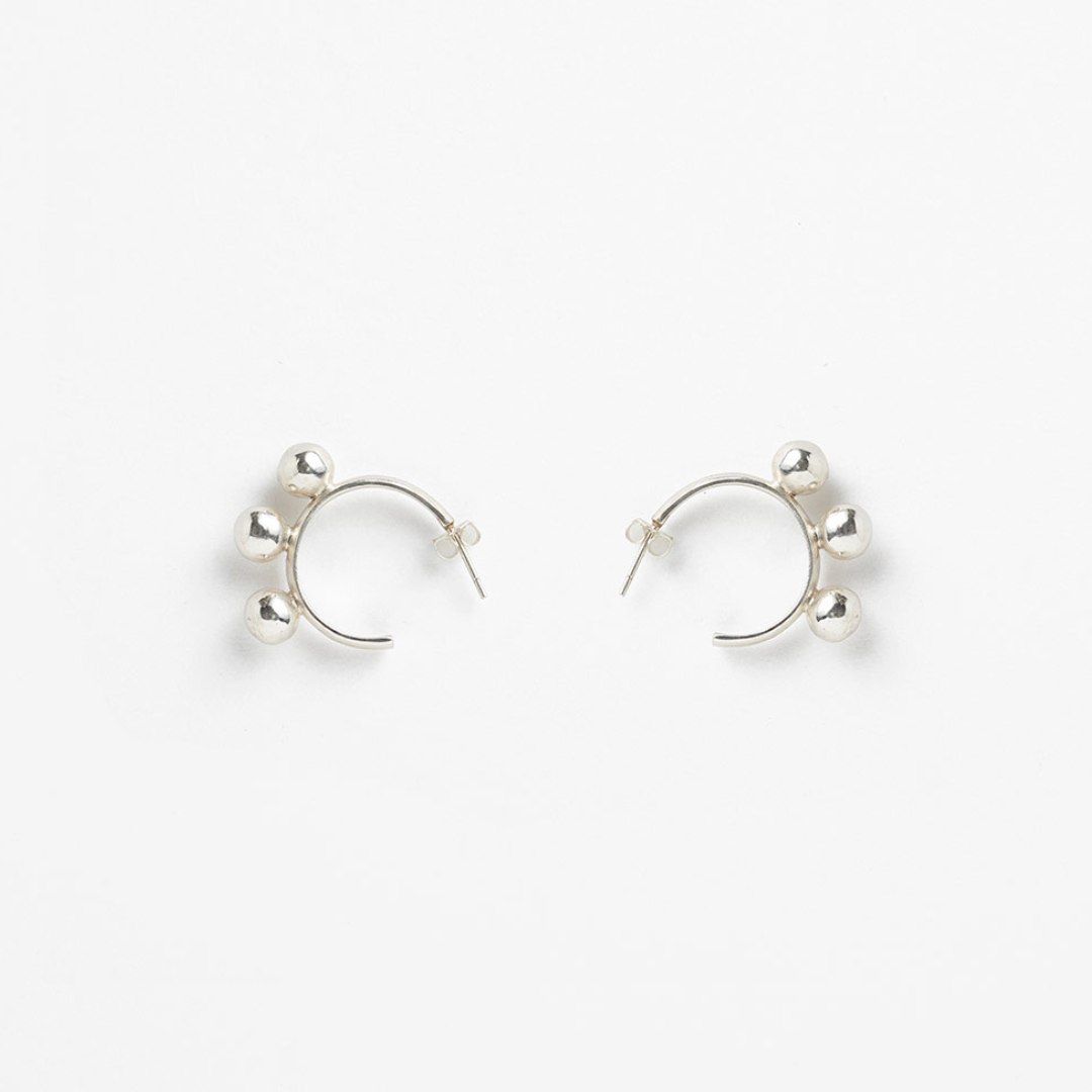Pichulik | Samba Hoops Sterling Silver Earrings 