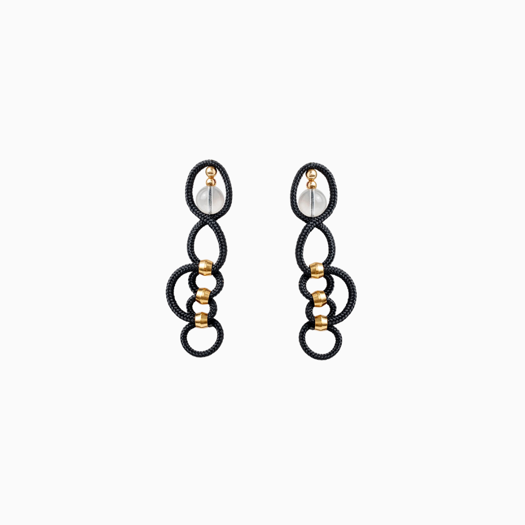 PICHULIK | Kaizen Rope and Glass Bead Earrings