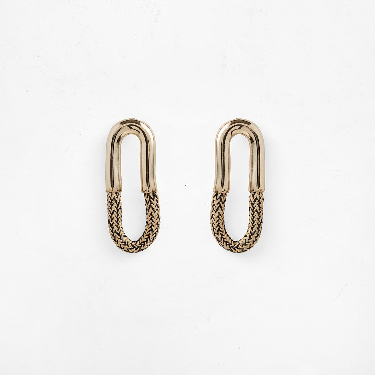 Pichulik | Brass and Rope Cantadora Earrings 