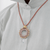 PICHULIK | Copper, Rope and Brass Gaia Pendant