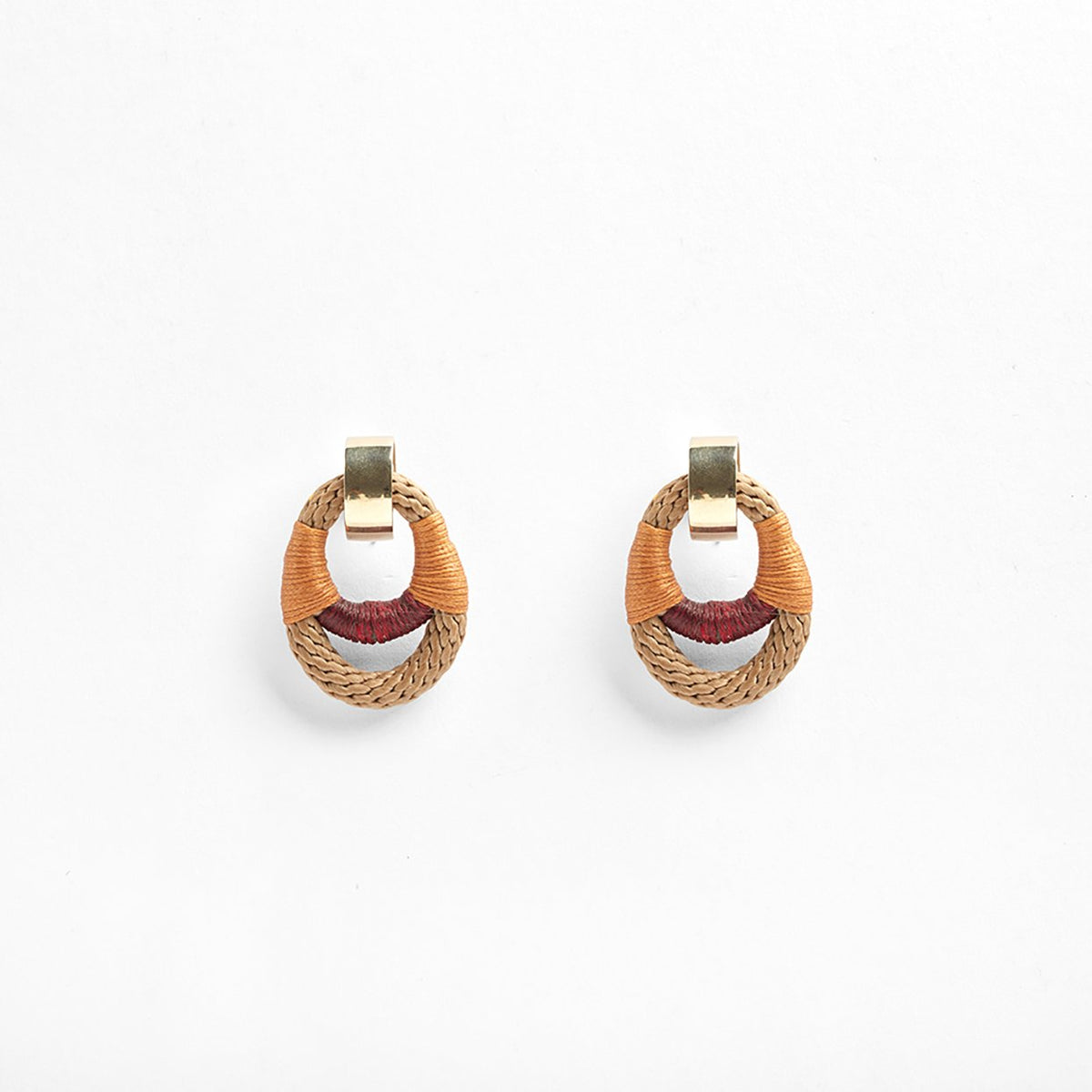 PICHULIK | Vessel Brass and Rope Earrings